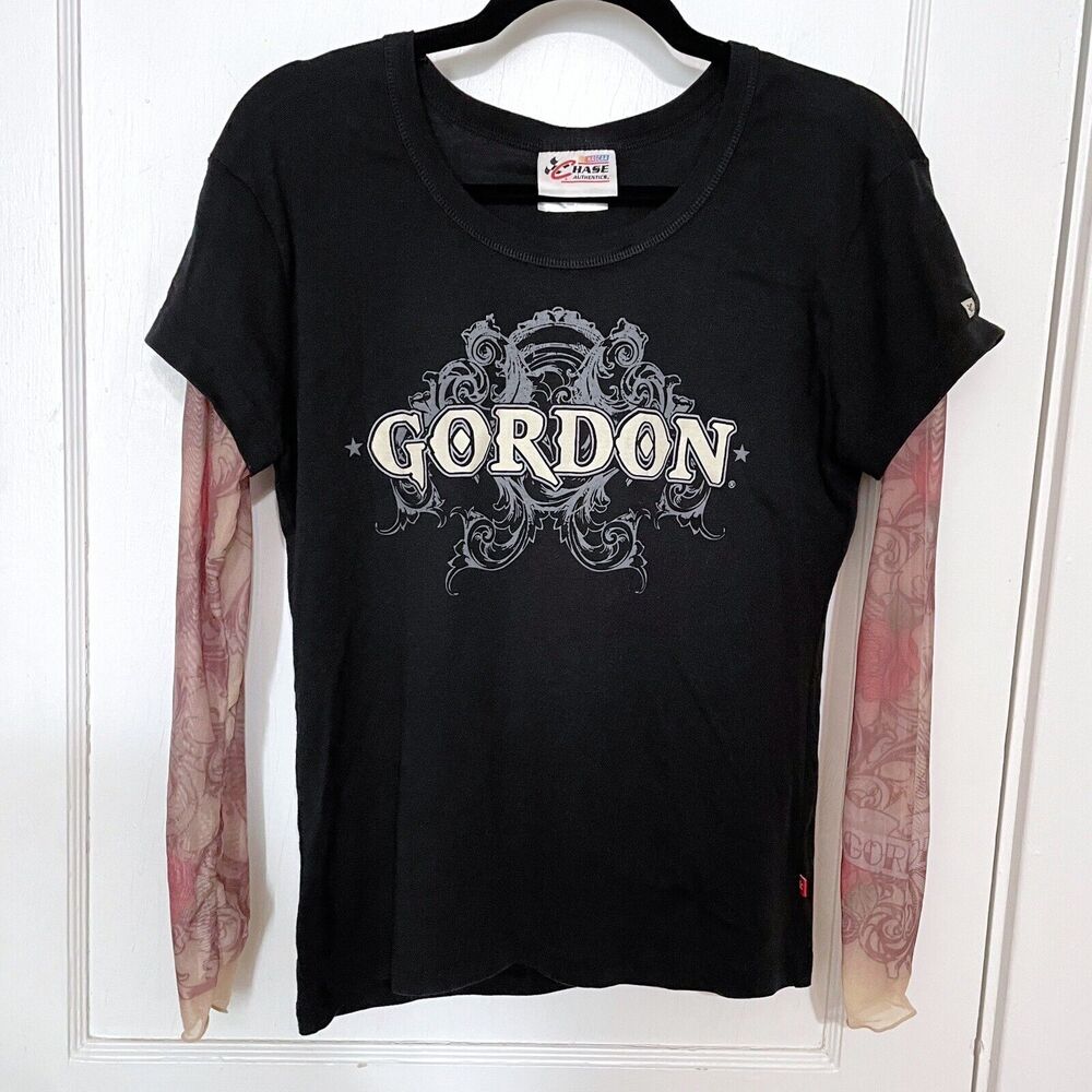 Vintage NASCAR Jeff Gordon Y2K Tattoo Long Sleeve Chase Women's Size Large